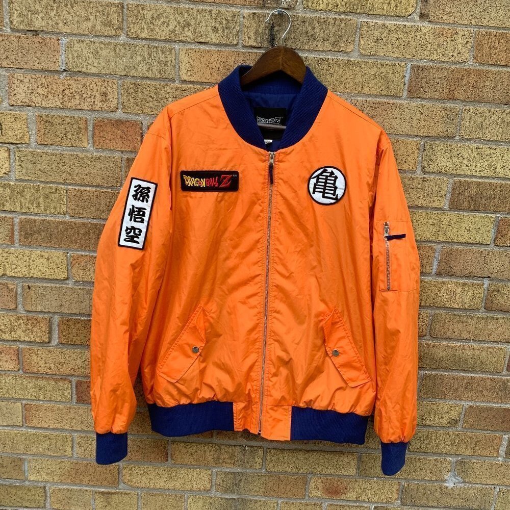 Dragon Ball Z Goku Bomber Jacket Medium